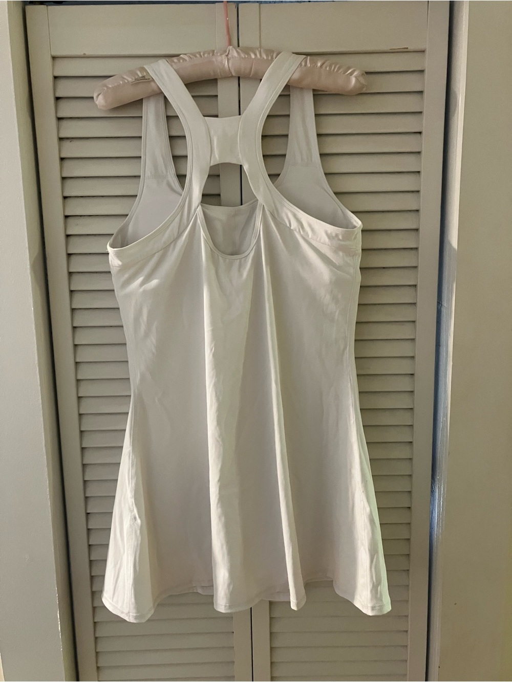 Halara Racerback White Mini Dress - Picture 2 of 10